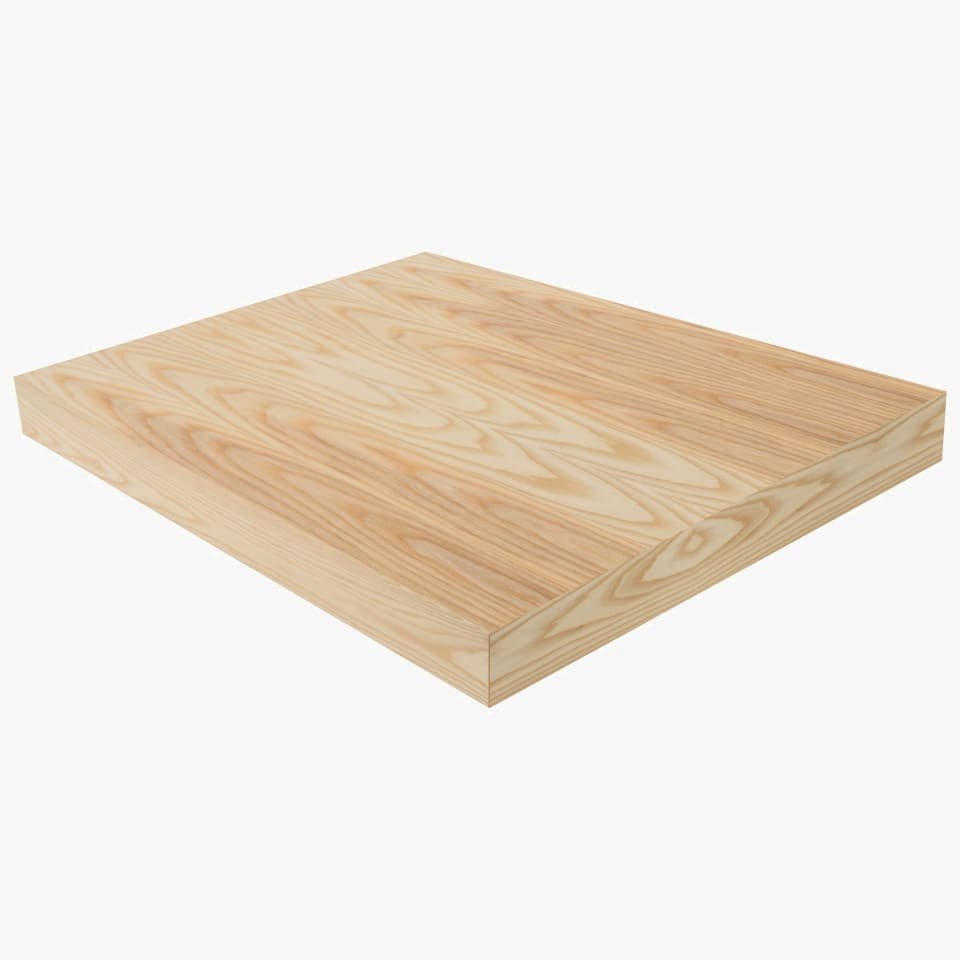 3-1/2" Thick Ash Landing Platform - Signature