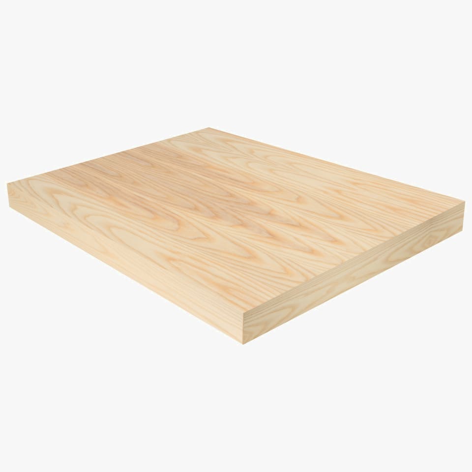 3" Thick Ash Landing Platform - Signature