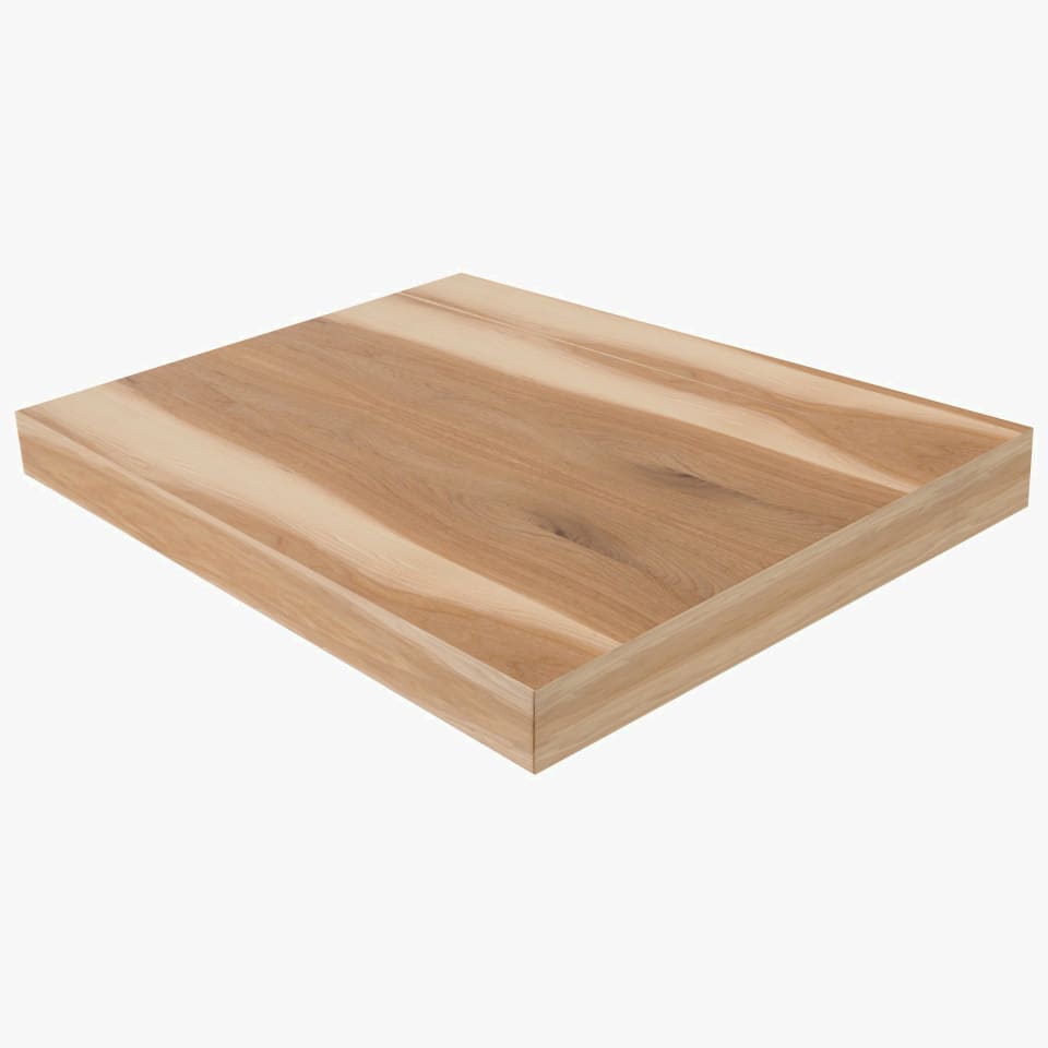 3-1/2" Thick Hickory Landing Platform - Signature