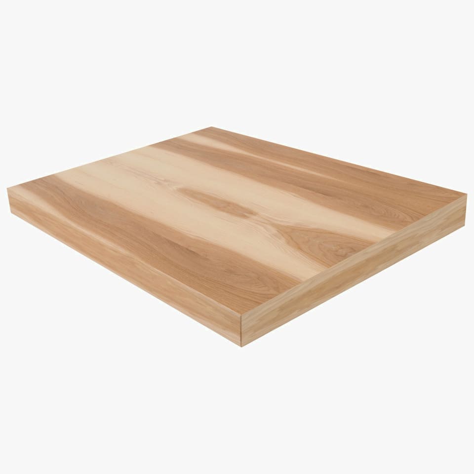 3" Thick Hickory Landing Platform - Signature