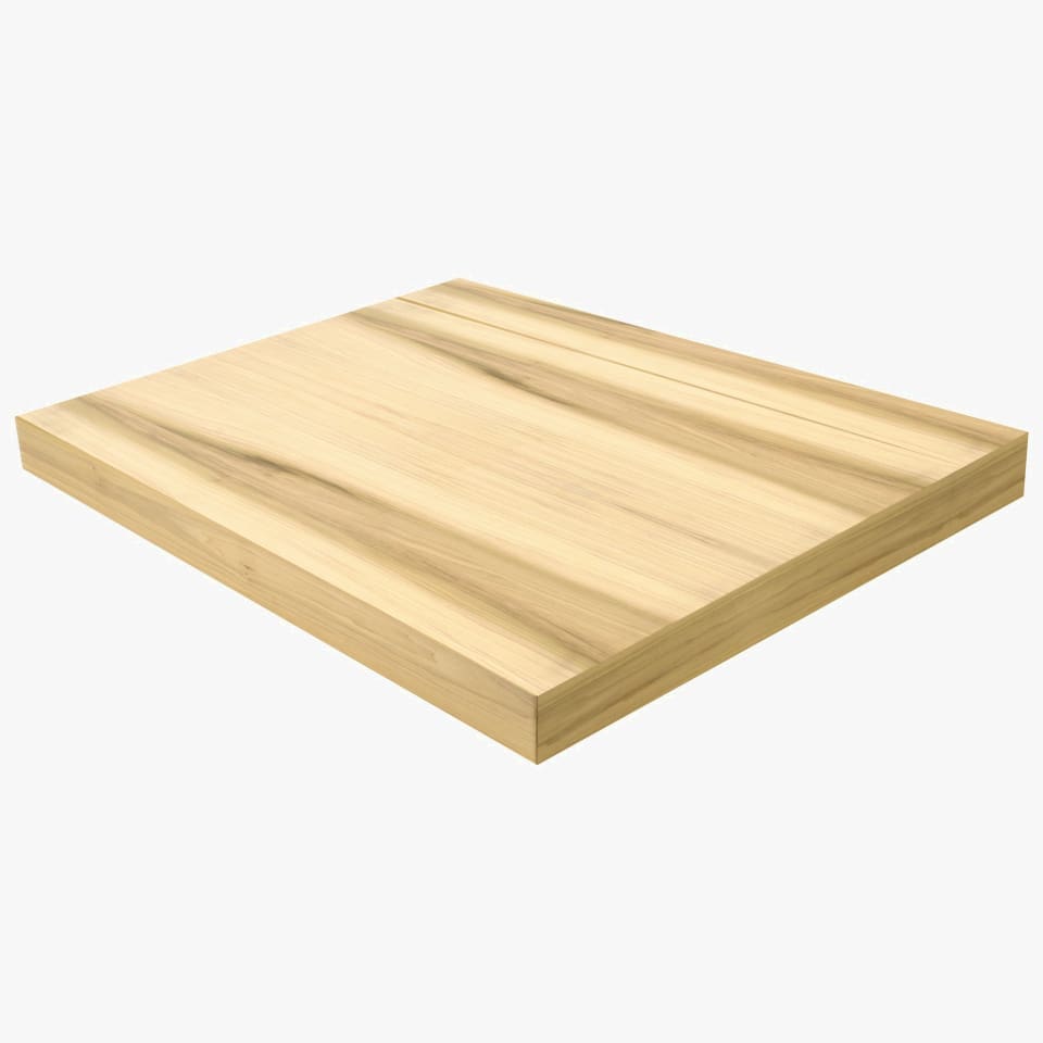 3" Thick Poplar - Stain Grade Landing Platform - Signature