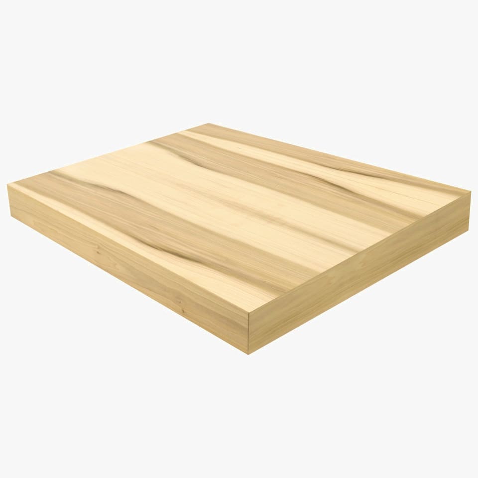 4" Thick Poplar - Stain Grade Landing Platform - Signature