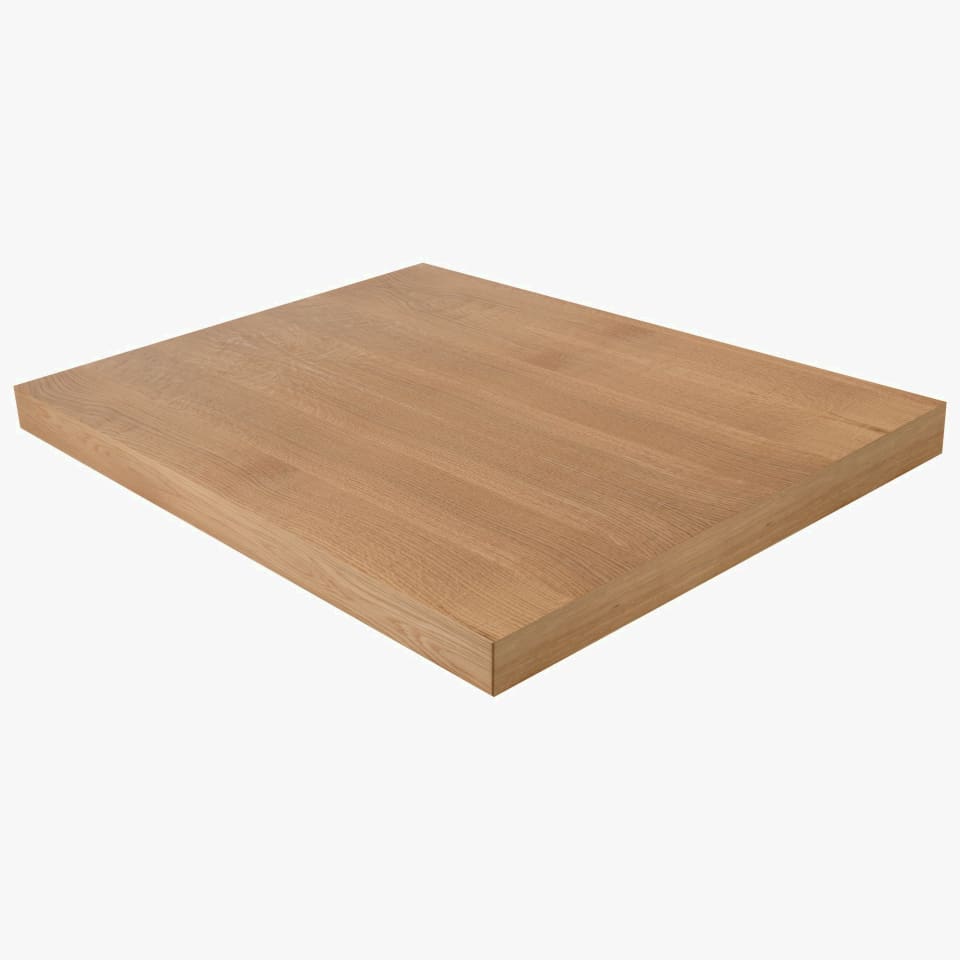 2-1/2" Thick Quartersawn White Oak Landing Platform - Signature