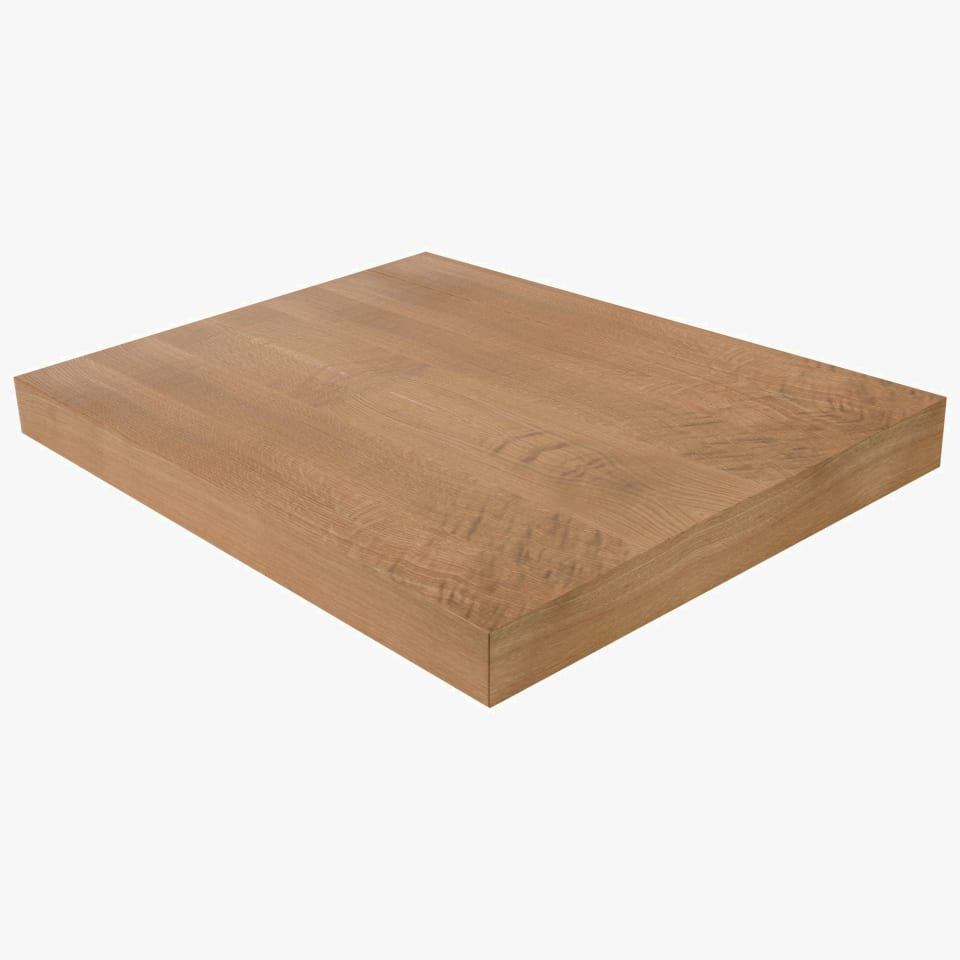3-1/2" Thick Quartersawn White Oak Landing Platform - Signature