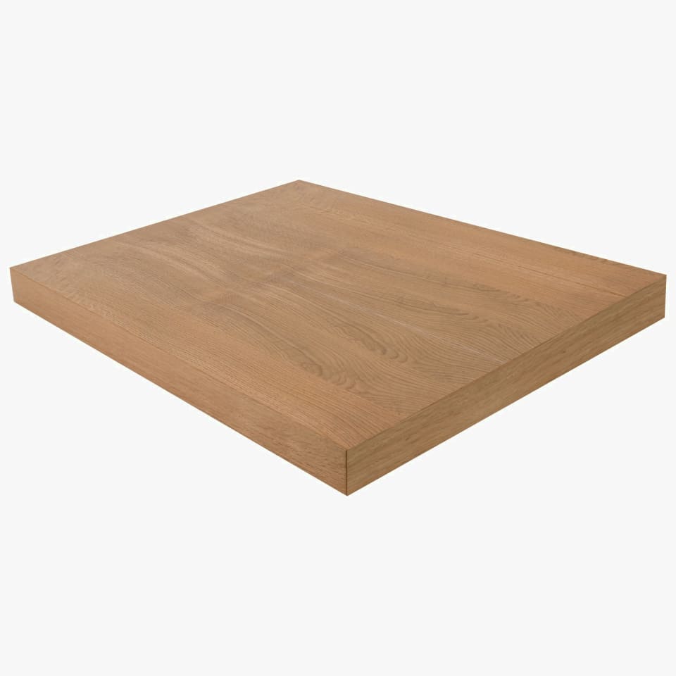 3" Thick Quartersawn White Oak Landing Platform - Signature