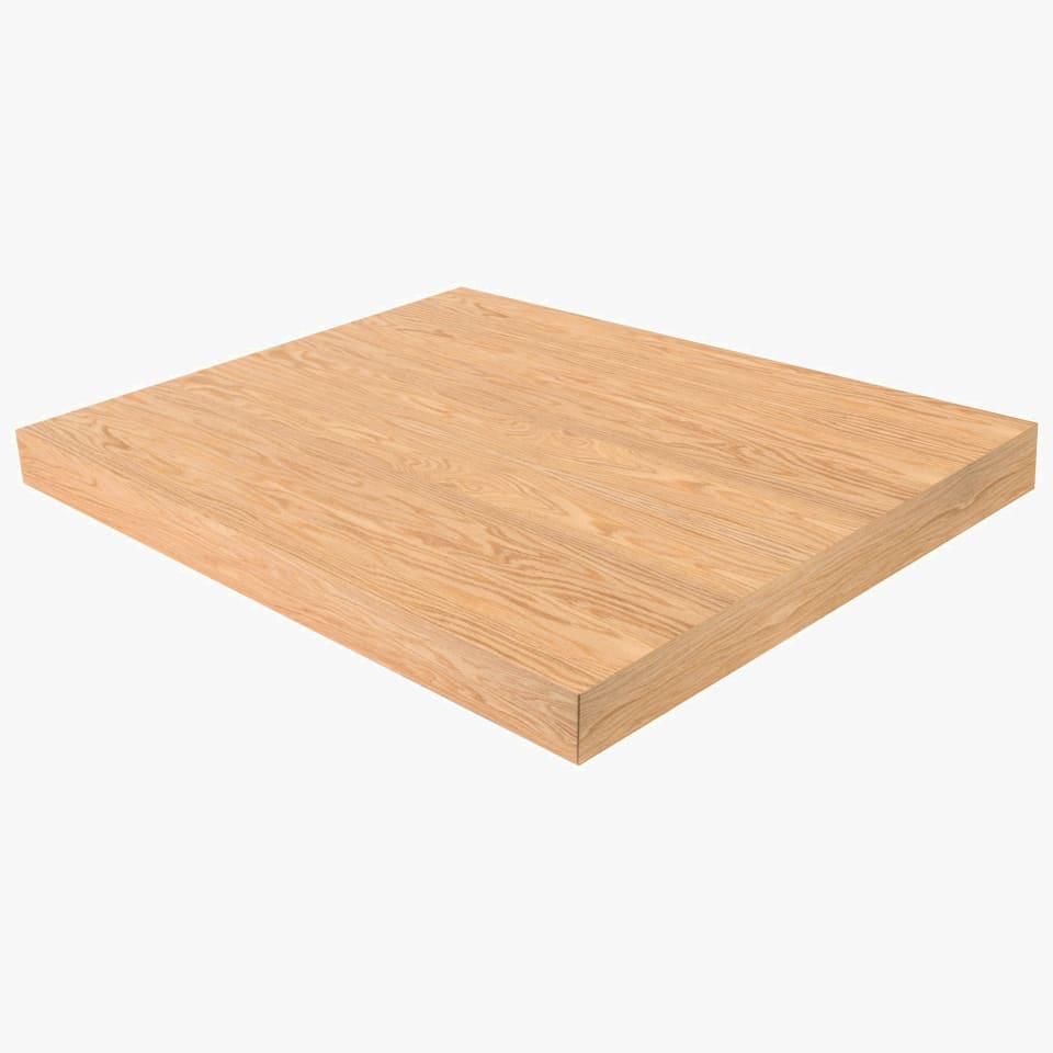 3" Thick Red Oak Landing Platform - Signature