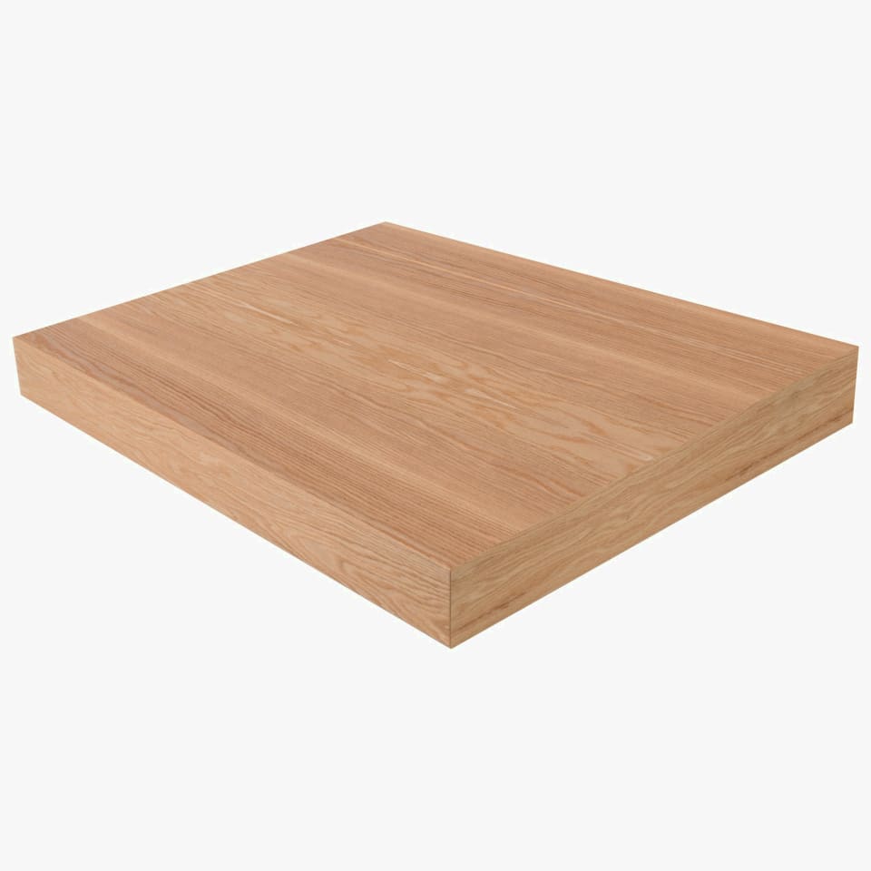 4" Thick Red Oak Landing Platform - Signature