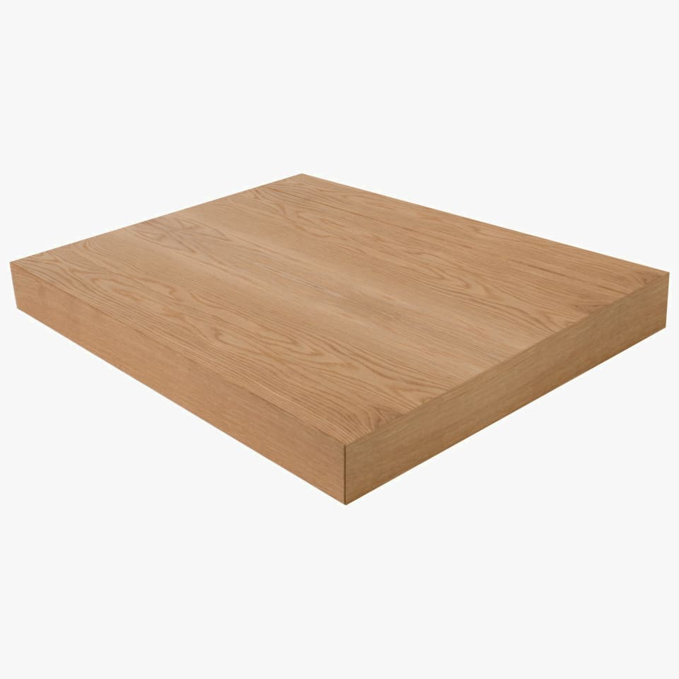 4" Thick White Oak Landing Platform - Signature