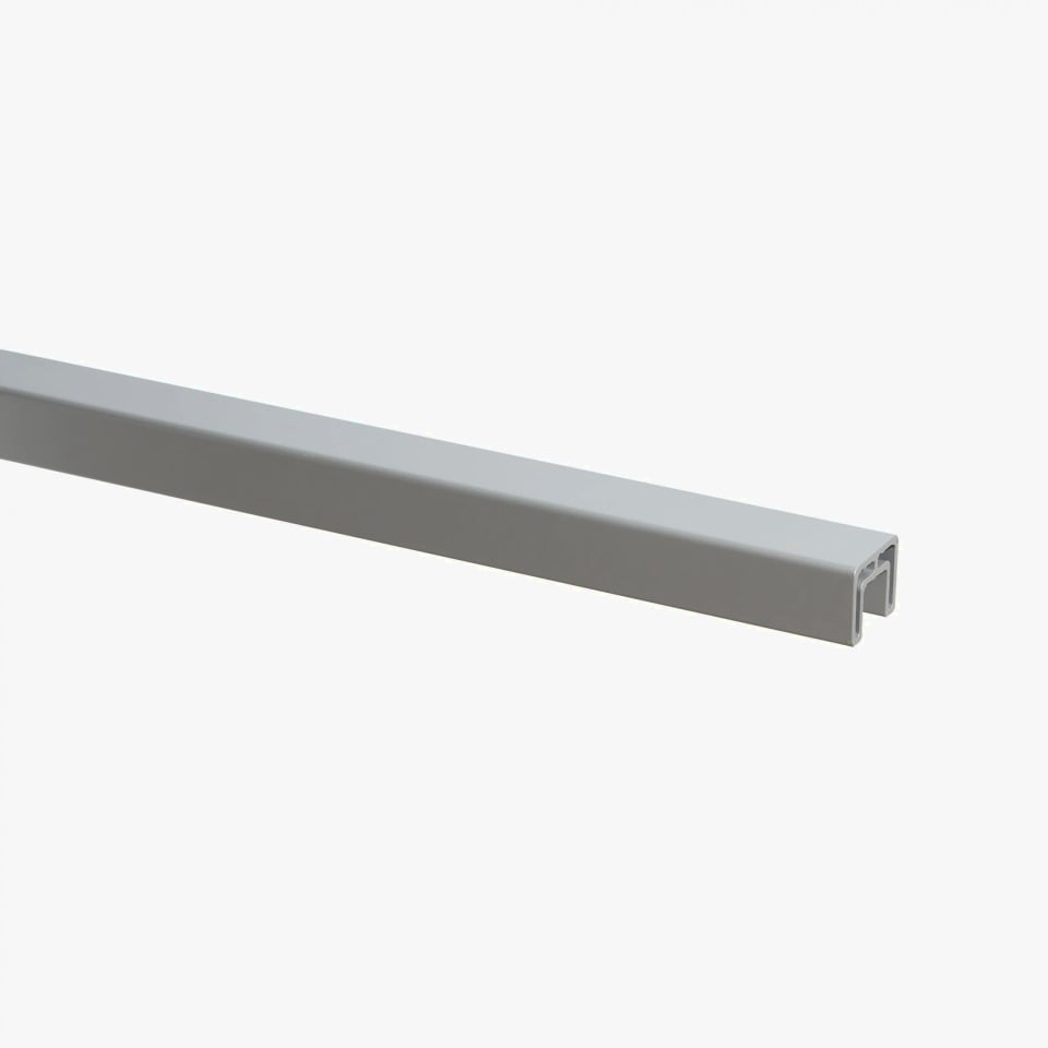 Aluminum Glass Cap Rail