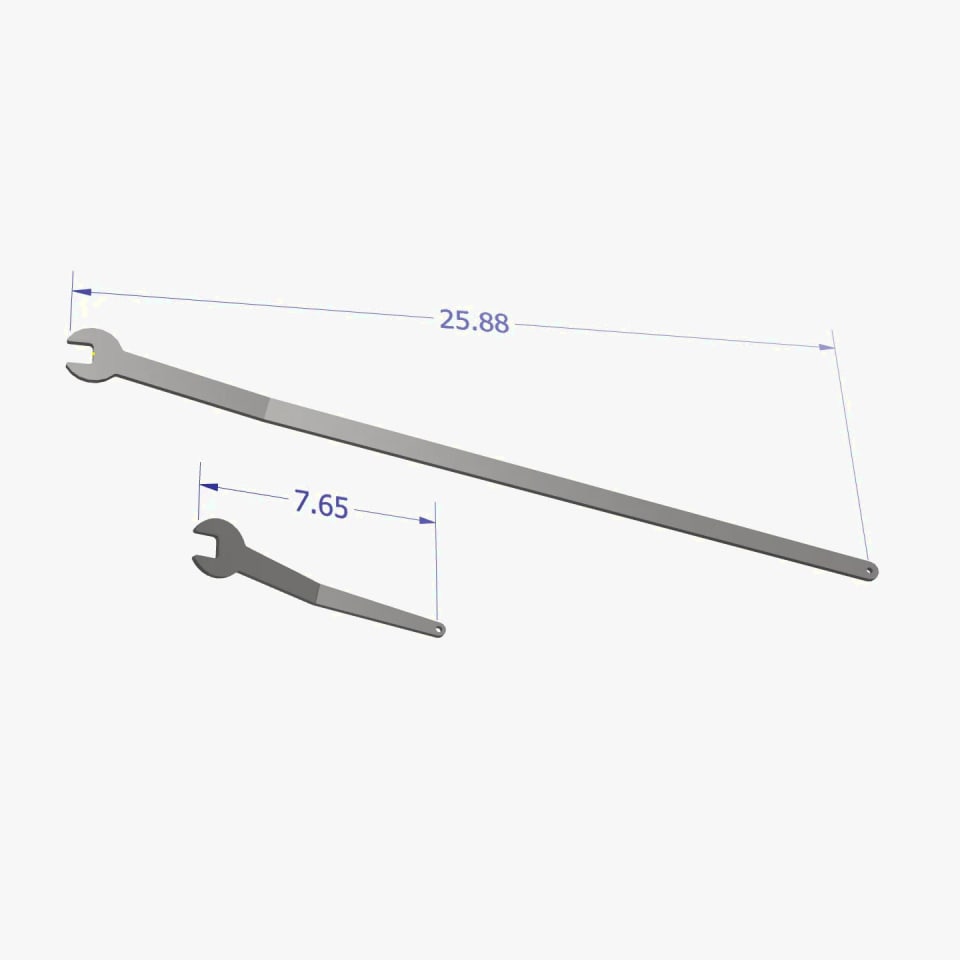 Base Rail Wrench Set
