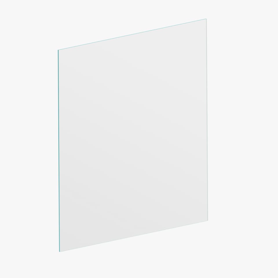 1/2" Ultra Clear Glass Panel - Surface Talon System