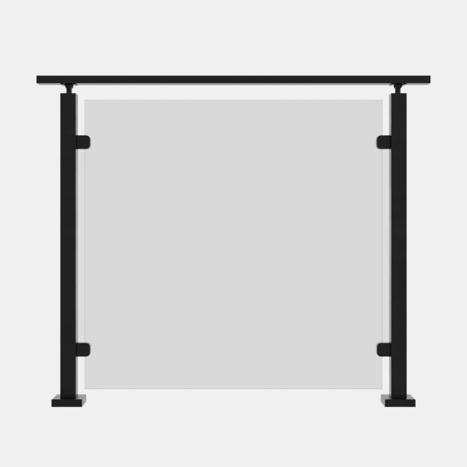 Level - Post to Post Glass Kit