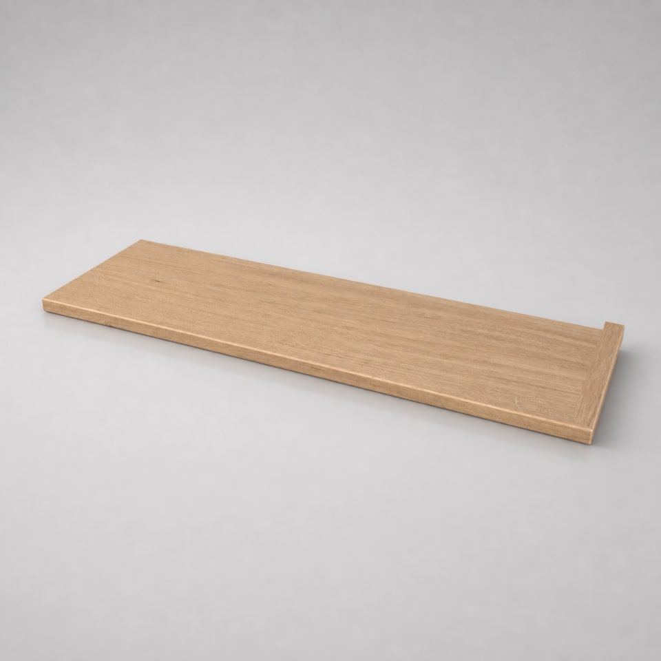 1" Stair Tread - 1/8" Roundover